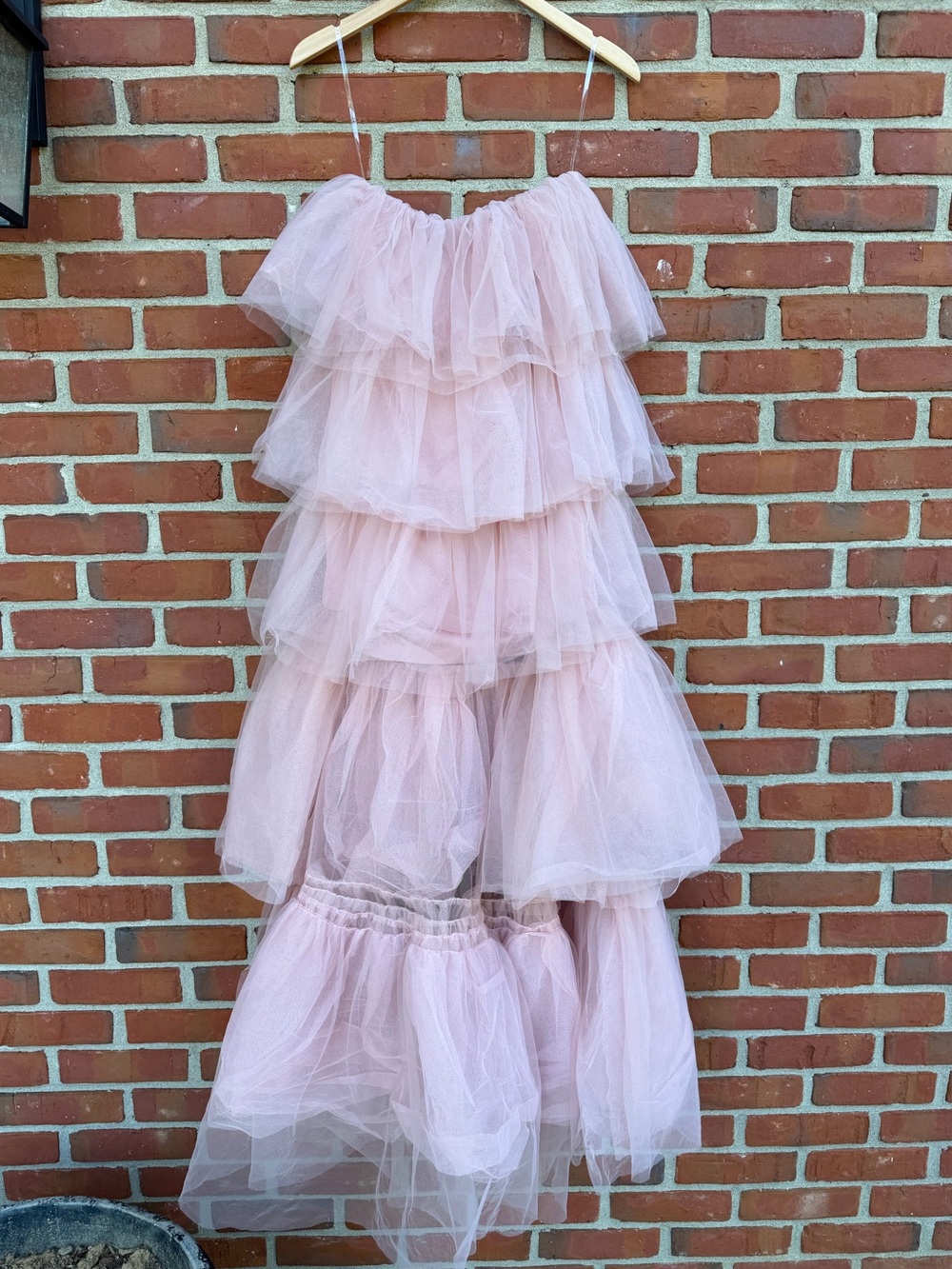Akira Light Pink Addicted To This Tulle High Low Party Dress